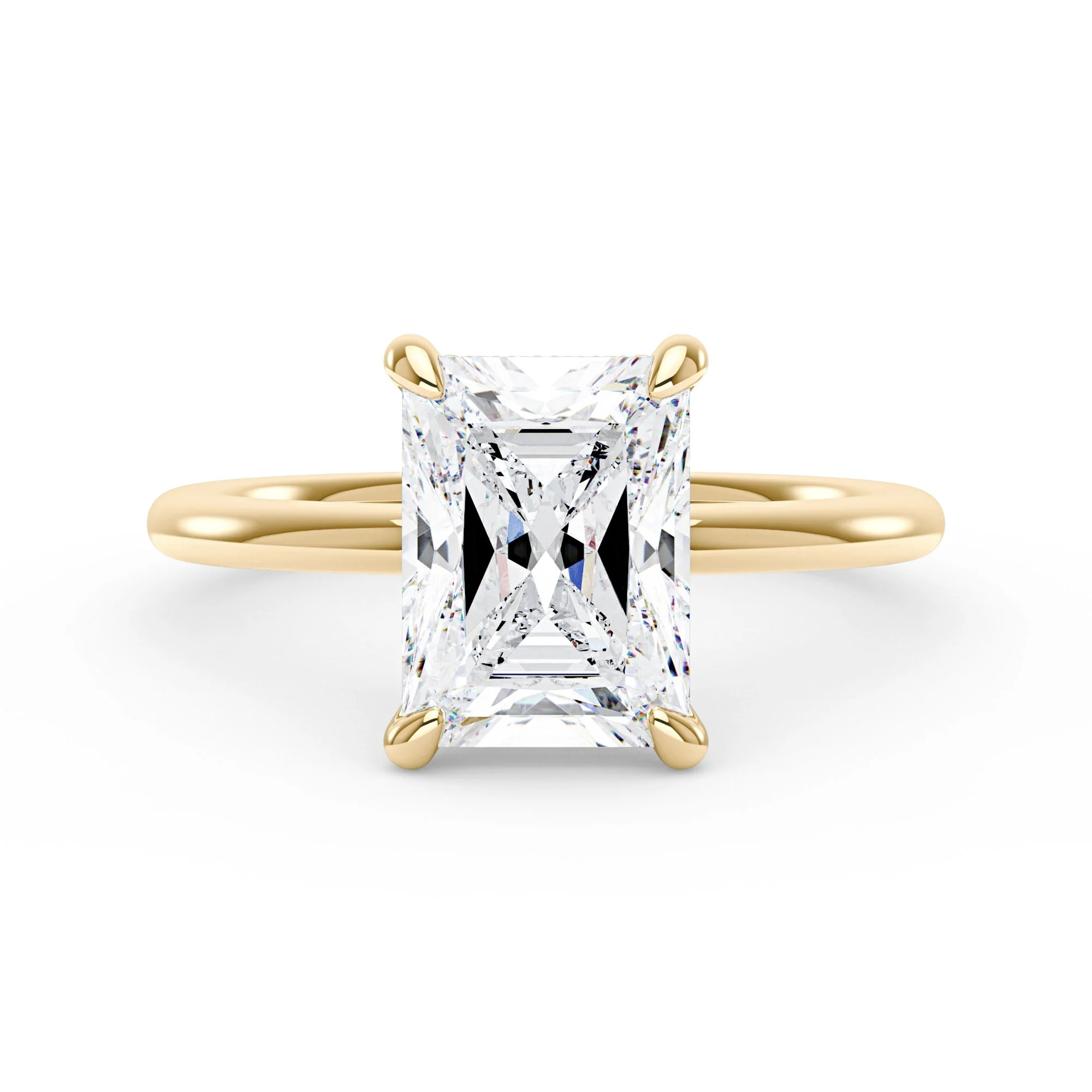 Radiant Solitaire Ring - Image 4