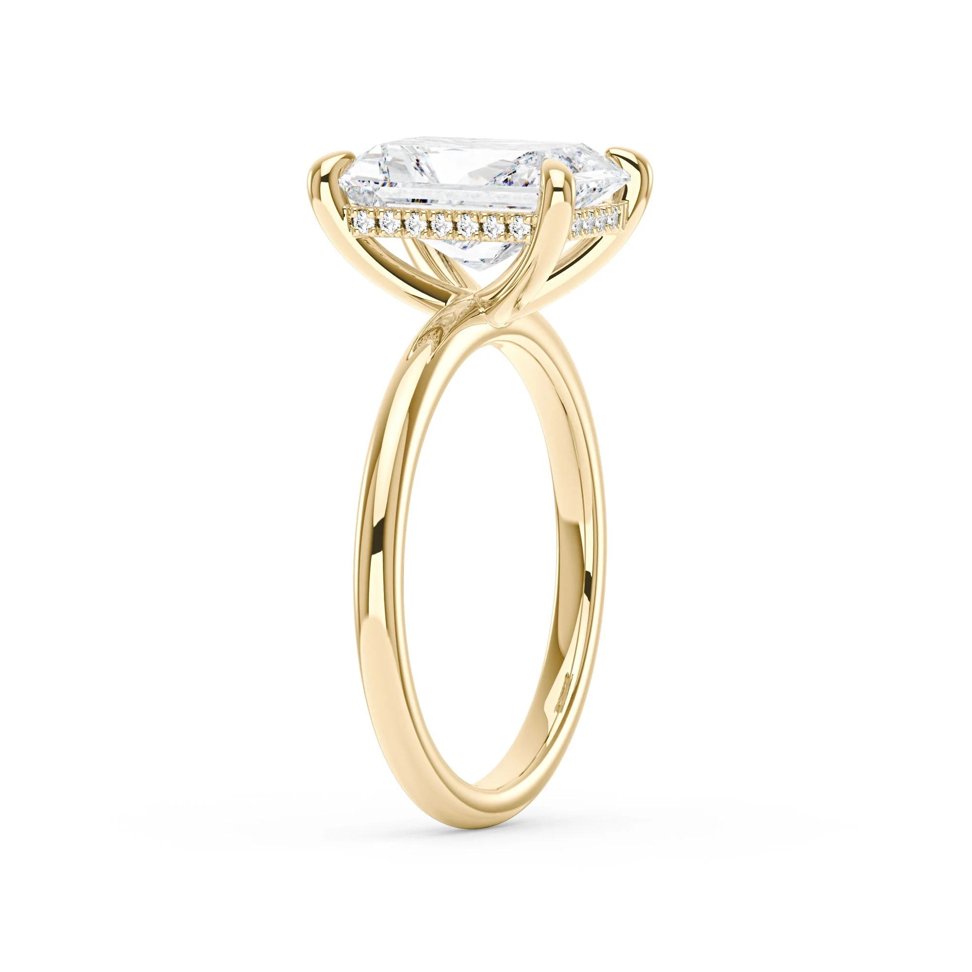 Radiant Solitaire Ring - Image 5