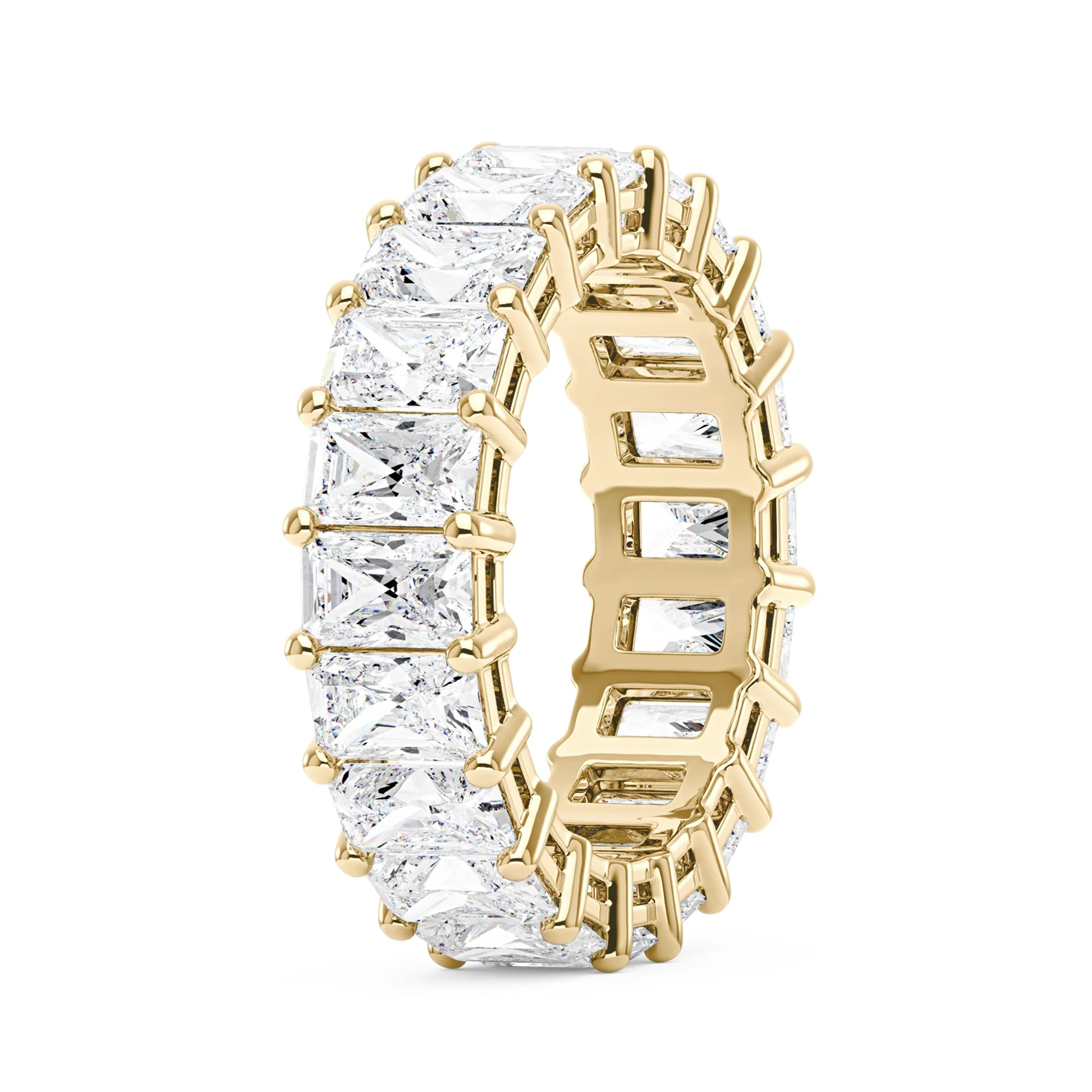 The Elara Radiant Cut Moissanite Band - Image 5