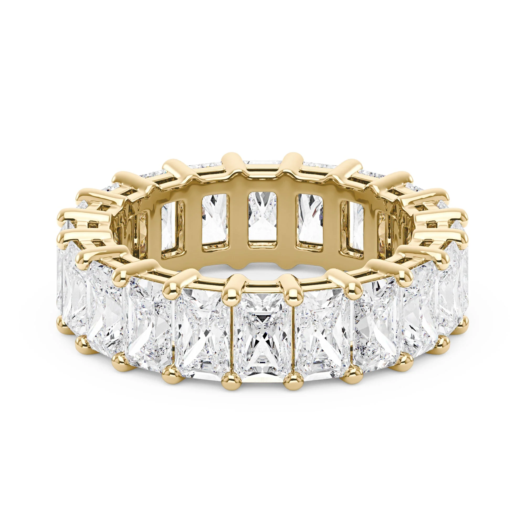The Elara Radiant Cut Moissanite Band - Image 6