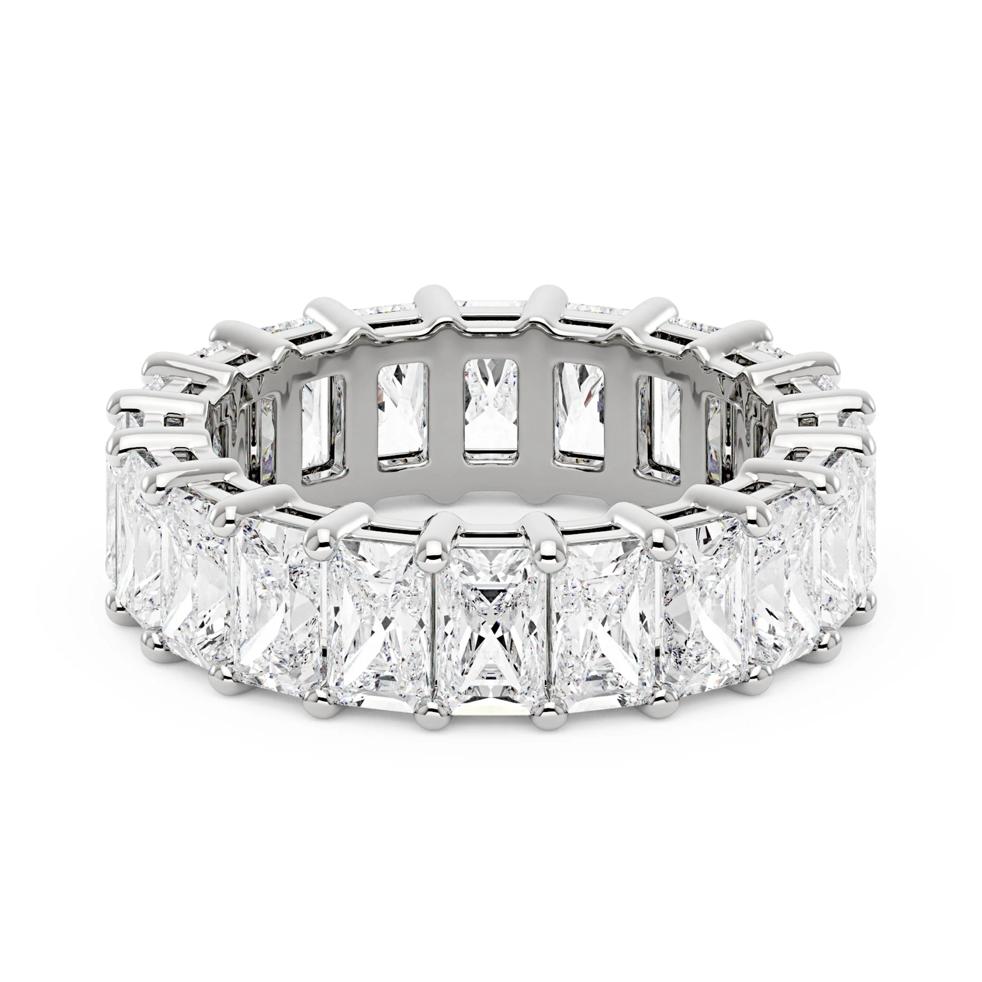 The Elara Radiant Cut Moissanite Band - Image 3