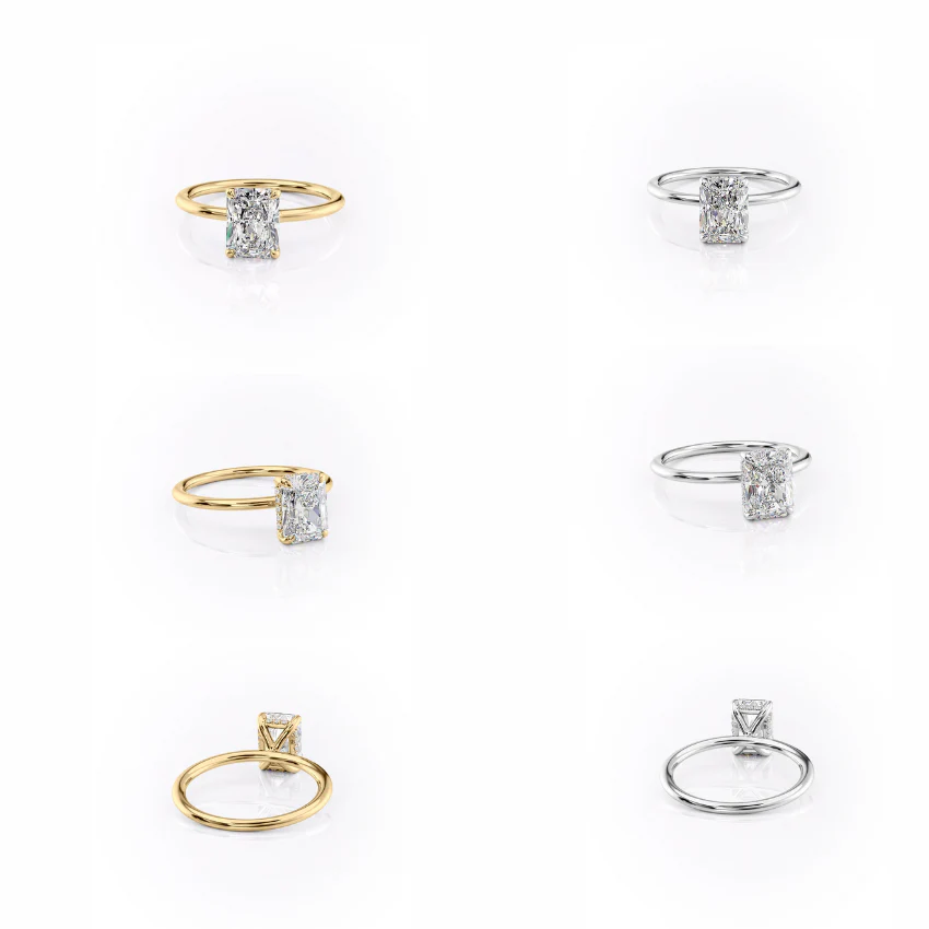 Radiant Cut Plain Band - Image 4